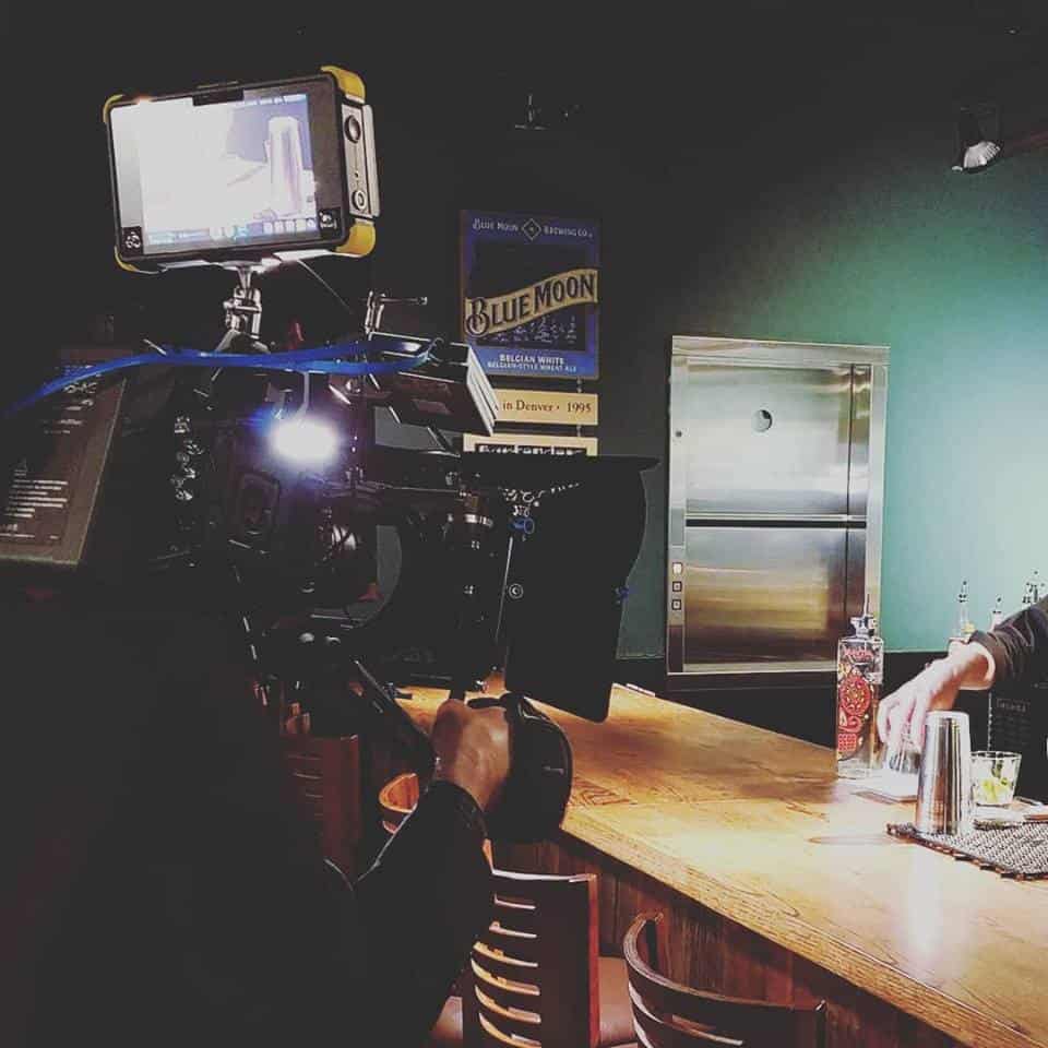 Modern Icon Media Filming a Restaurant Commecial
